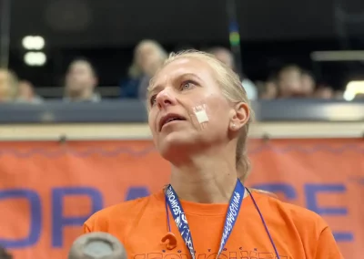 Spieltag 01.11.24 - Stadthalle Rostock - Andrea an der Trommel