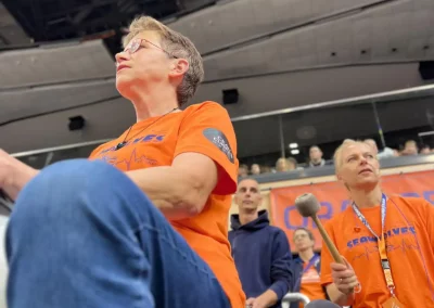 Spieltag 01.11.24 - Stadthalle Rostock - Angie und Andrea sind konzentriert