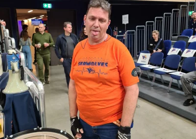 Spieltag 01.11.24 - Stadthalle Rostock - Micha K.O. an der Trommel