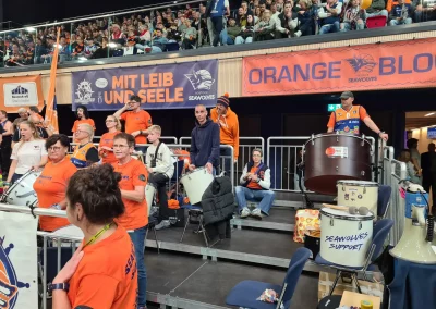 Spieltag 01.11.24 - Stadthalle Rostock - Orange Block